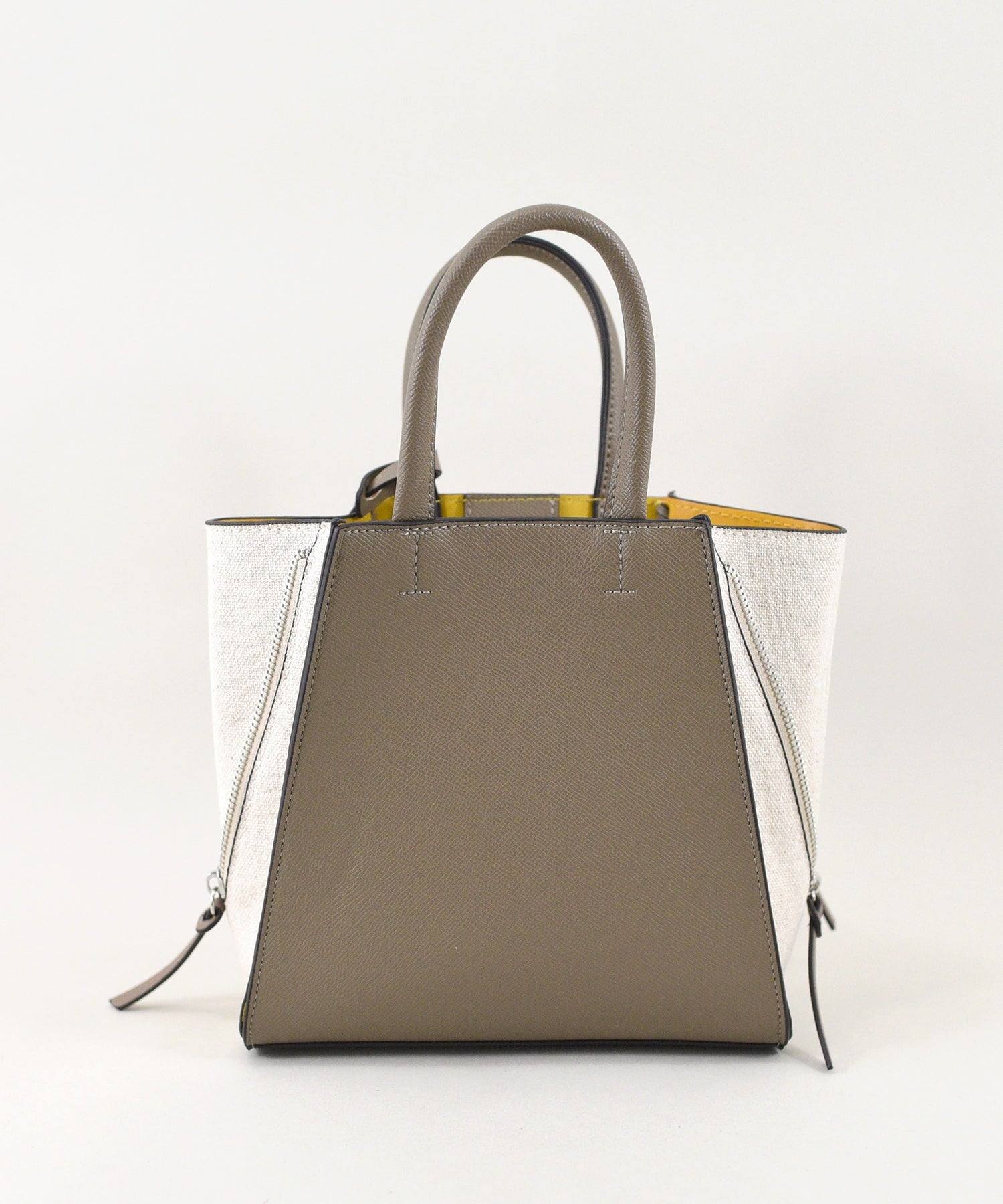 ユー U Point sac【ポワン サック】キャンバスコンビジッパートートバッグ/Sサイズ (トープミックス) トープミックス