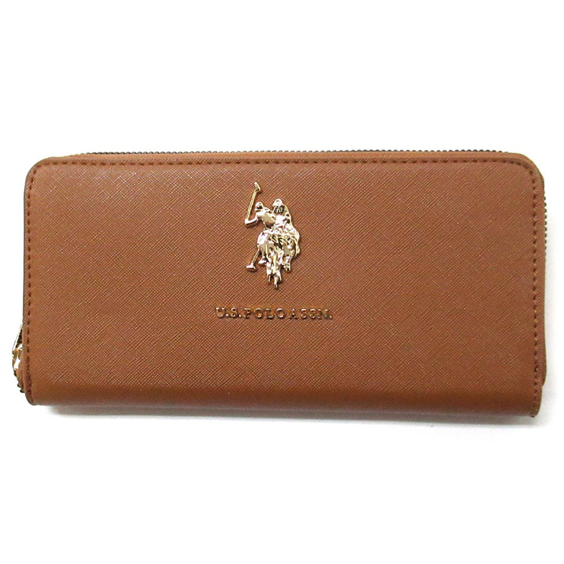 ユーエスポロアッスン U.S. POLO ASSN. U.S. POLO ASSN. ユーエスポロアッスン ラウンドファスナー長財布 ロゴウォレット 27A353AA COGN (ブラウン) ブラウン