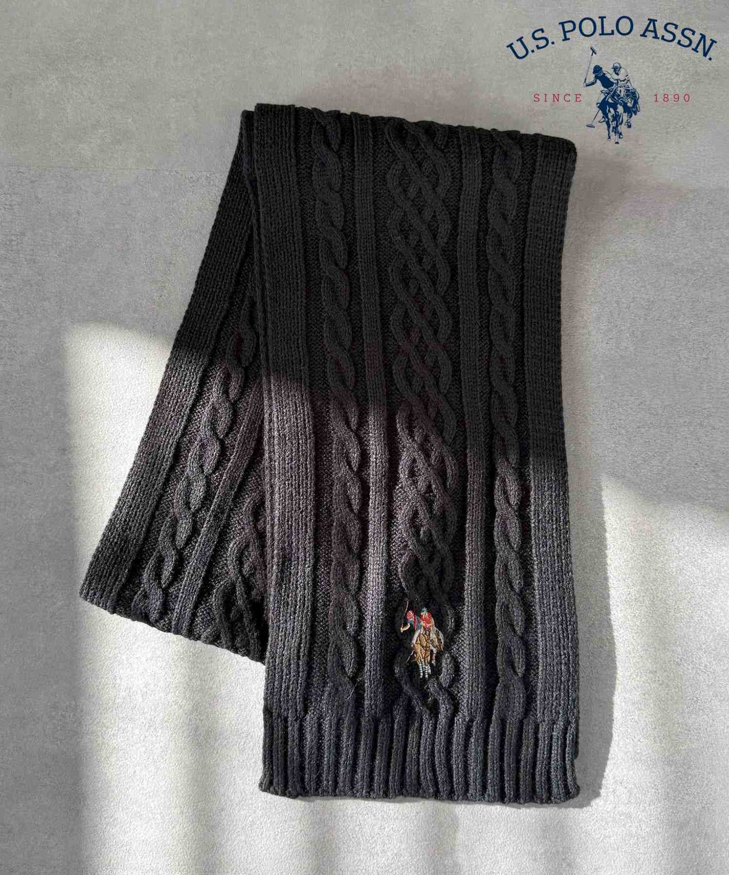 美國馬球協會 U.S. POLO ASSN. 編織毛線圍巾 USPA-2014