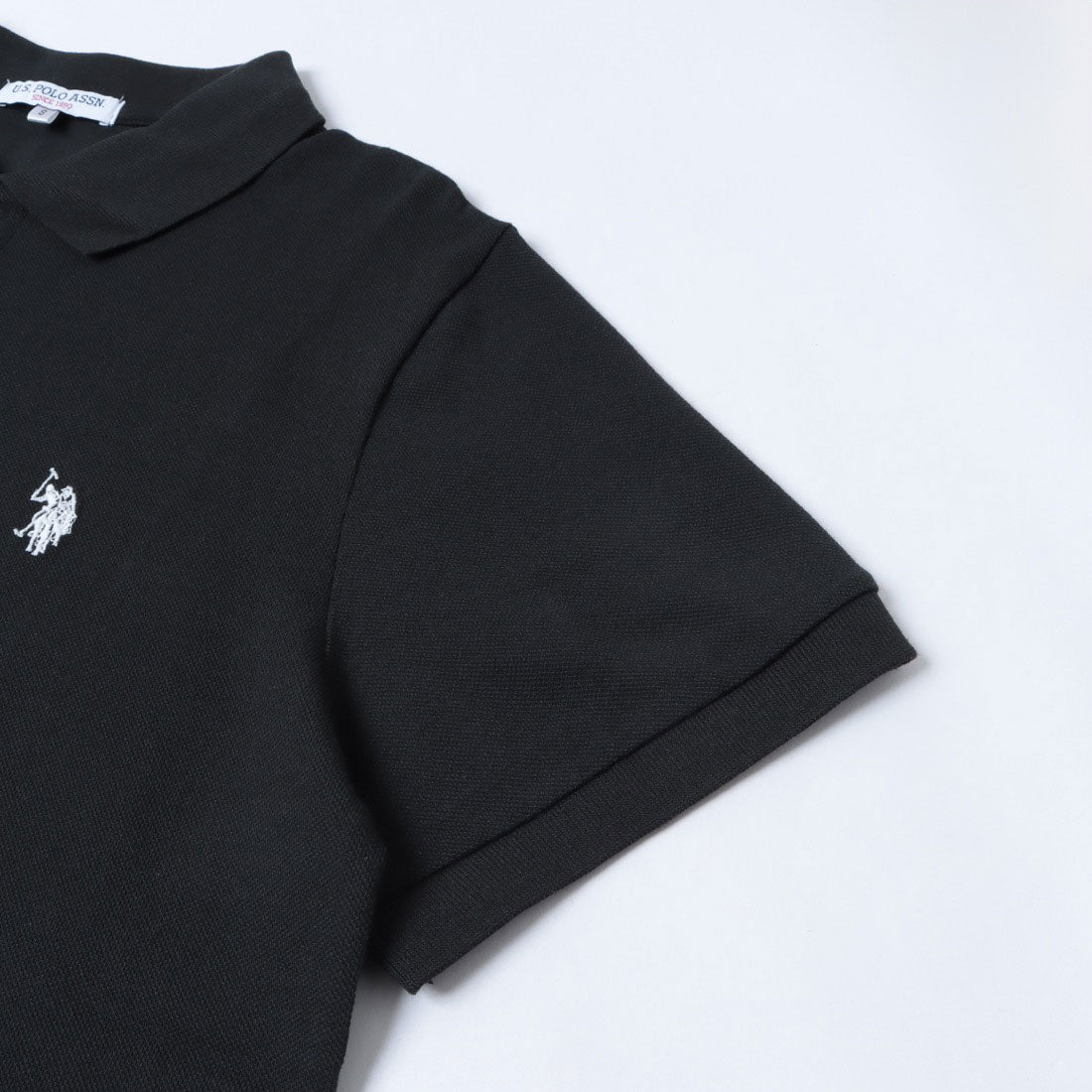 ユーエスポロアッスン U.S. POLO ASSN. 【U.S. POLO ASSN.】pony embroidery POLO shirts / ワンポイントロゴ ポニー刺繍ポロシャツ /ユニセックス (ホワイト) ホワイト
