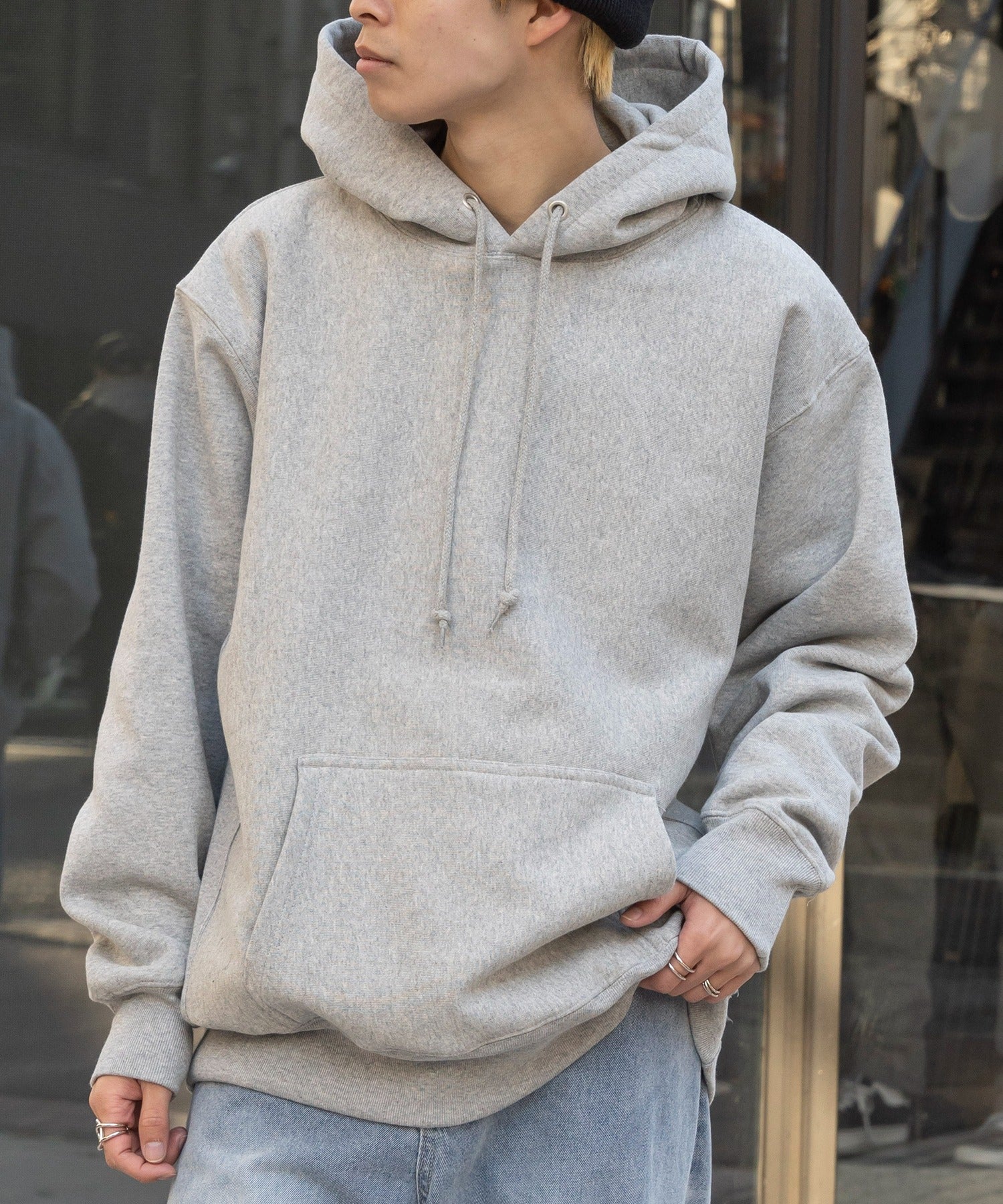ユナイテッドアスレ United Athle 12oz トップス プルオーバー スウェット フーディー 長袖 パーカー 裏起毛 無地 5763 (ダークグレー) ダークグレー