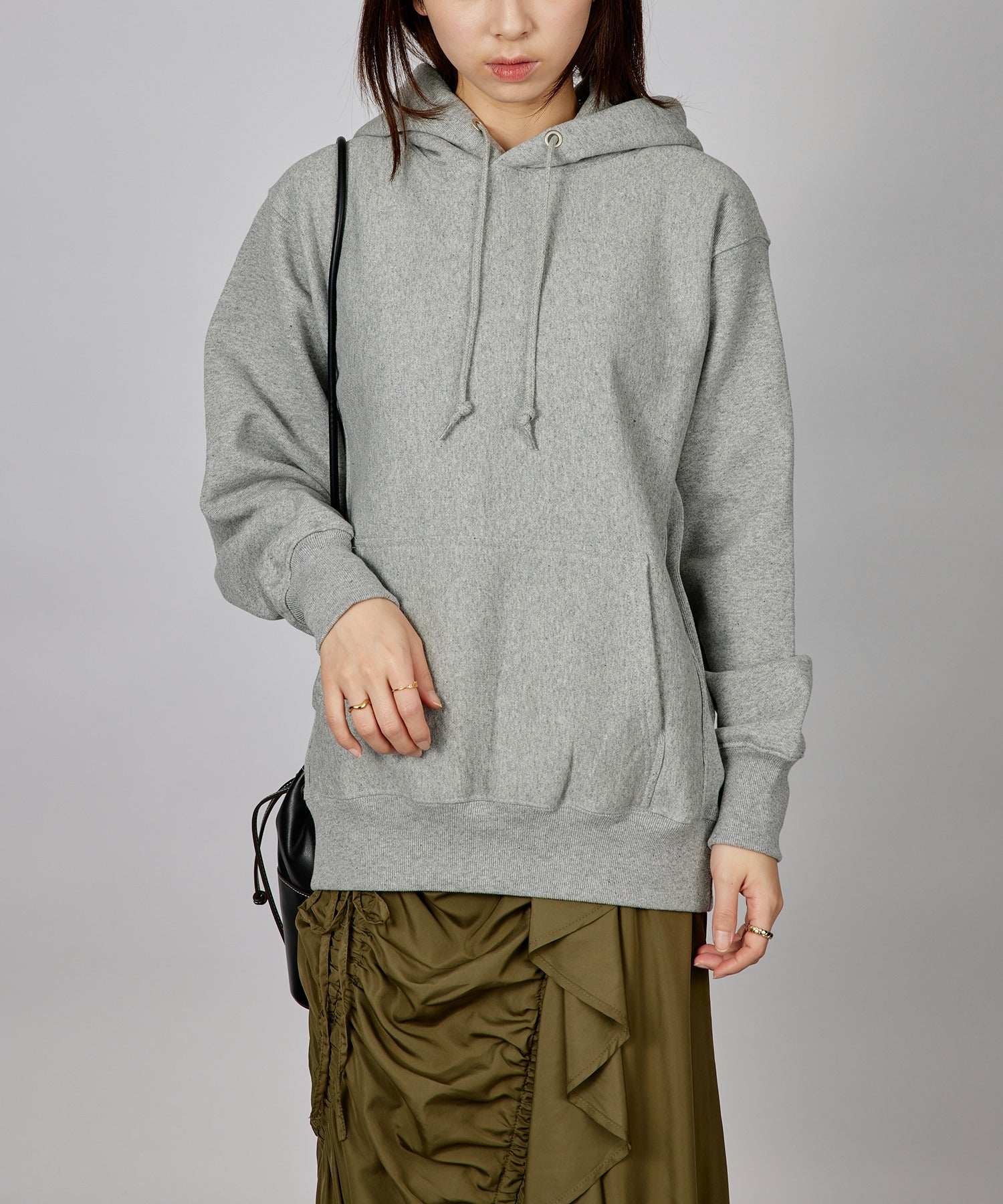 ユナイテッドアスレ United Athle 12oz トップス プルオーバー スウェット フーディー 長袖 パーカー 裏起毛 無地 5763 (ダークグレー) ダークグレー