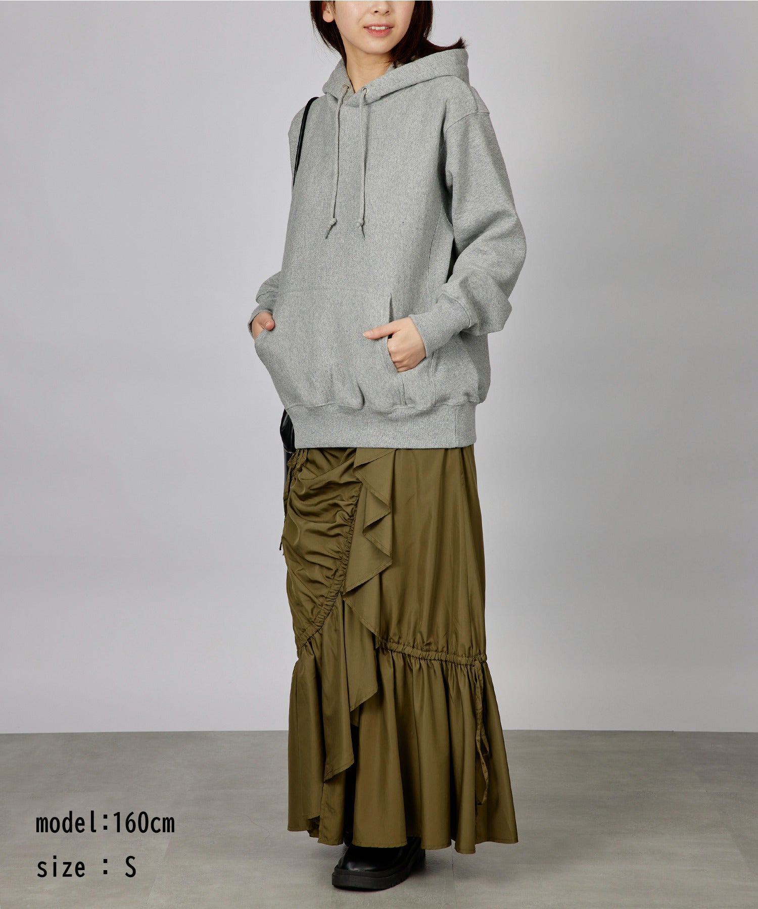 ユナイテッドアスレ United Athle 12oz トップス プルオーバー スウェット フーディー 長袖 パーカー 裏起毛 無地 5763 (ダークグレー) ダークグレー