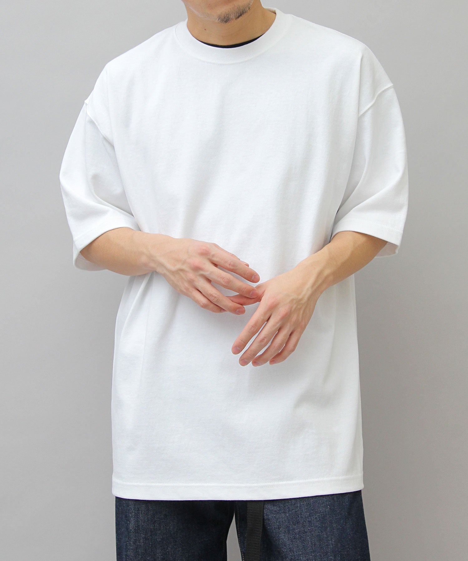 ユナイテッドアスレ United Athle 9.1オンス マグナムウェイト ビッグシルエットTシャツ / ビッグサイズ / 極厚 / 厚手 (ブラック) ブラック