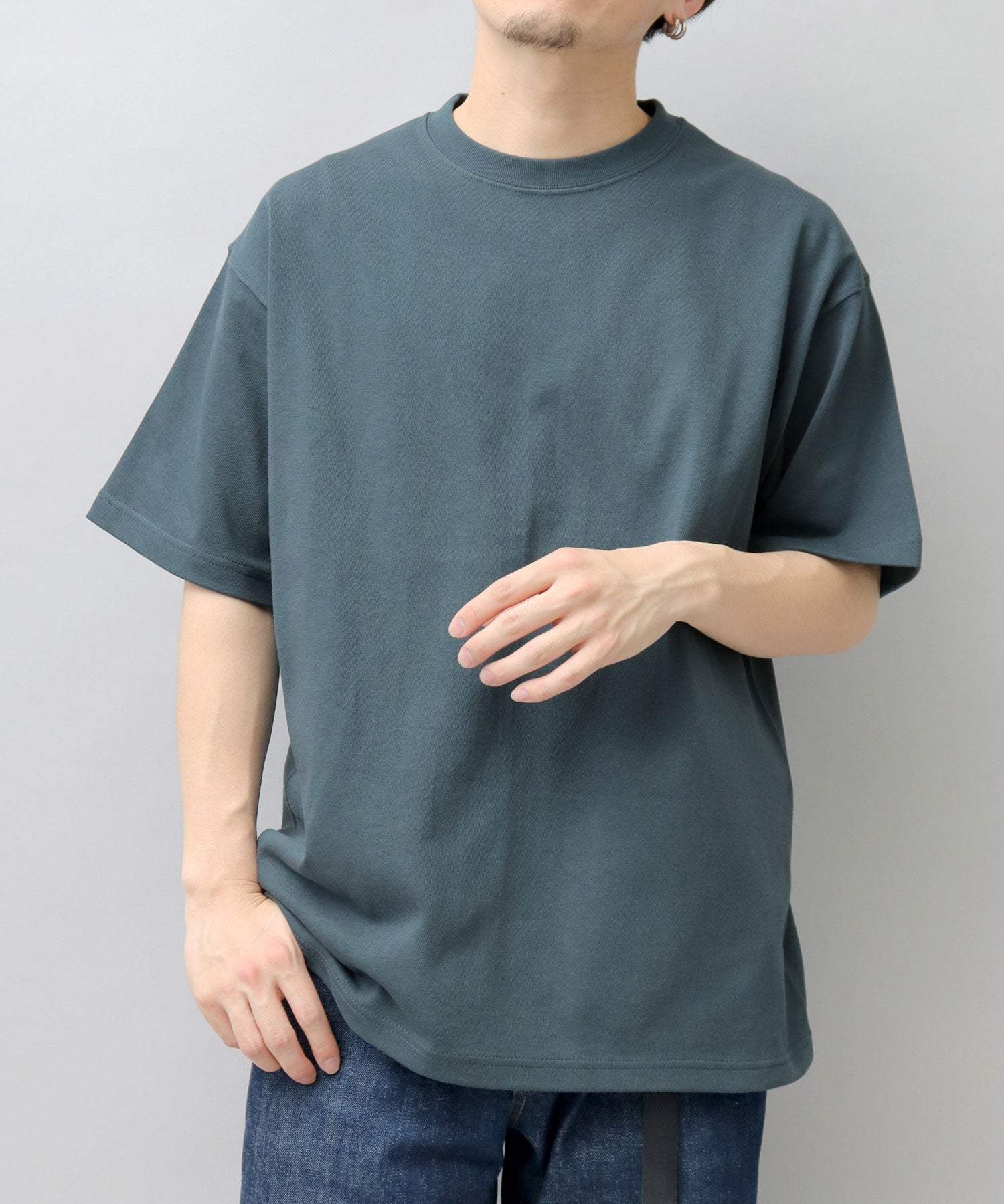 ユナイテッドアスレ United Athle 9.1オンス マグナムウェイト ビッグシルエットTシャツ / ビッグサイズ / 極厚 / 厚手 (ブラック) ブラック