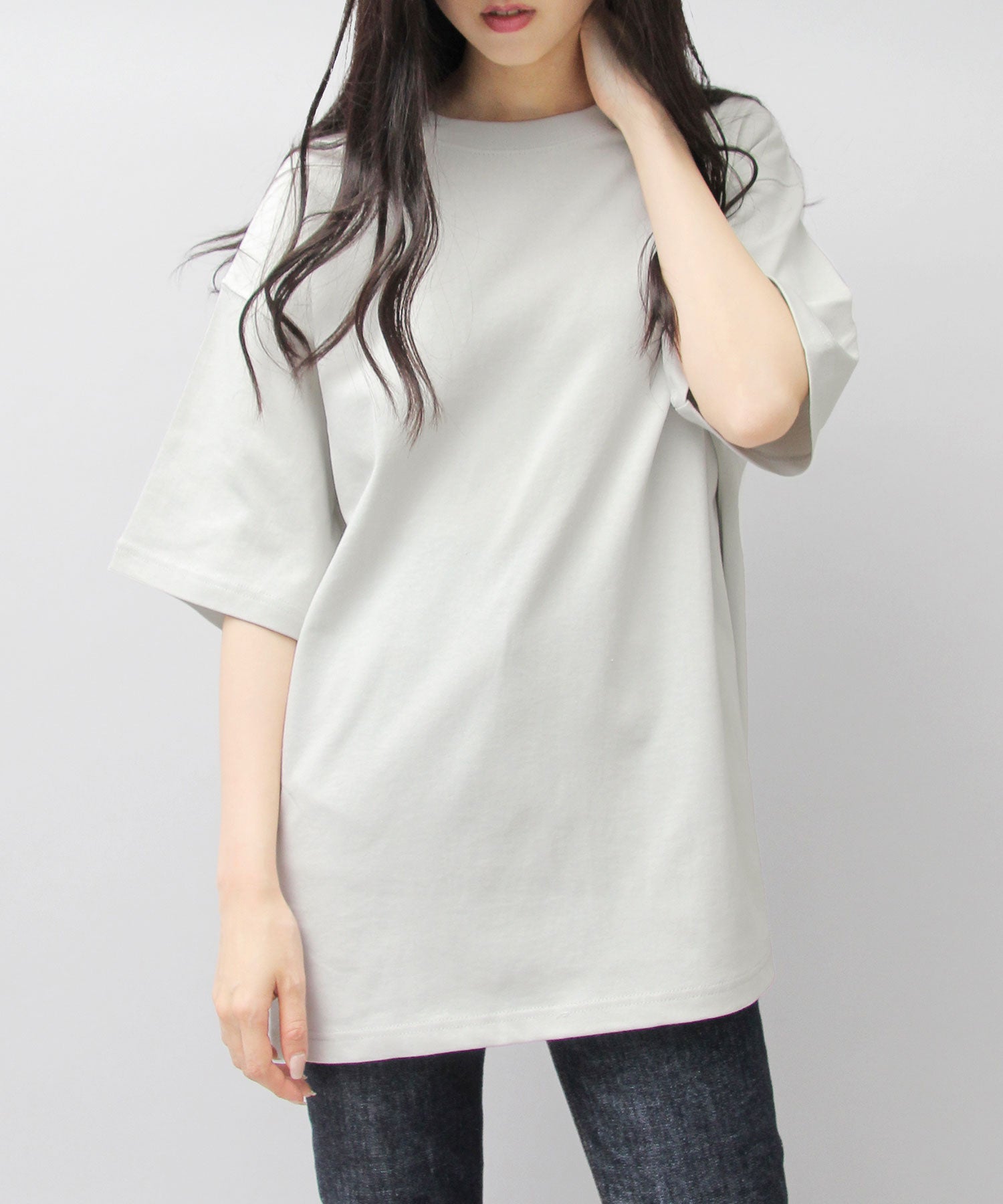 ユナイテッドアスレ United Athle 9.1オンス マグナムウェイト ビッグシルエットTシャツ / ビッグサイズ / 極厚 / 厚手 (グレー) グレー