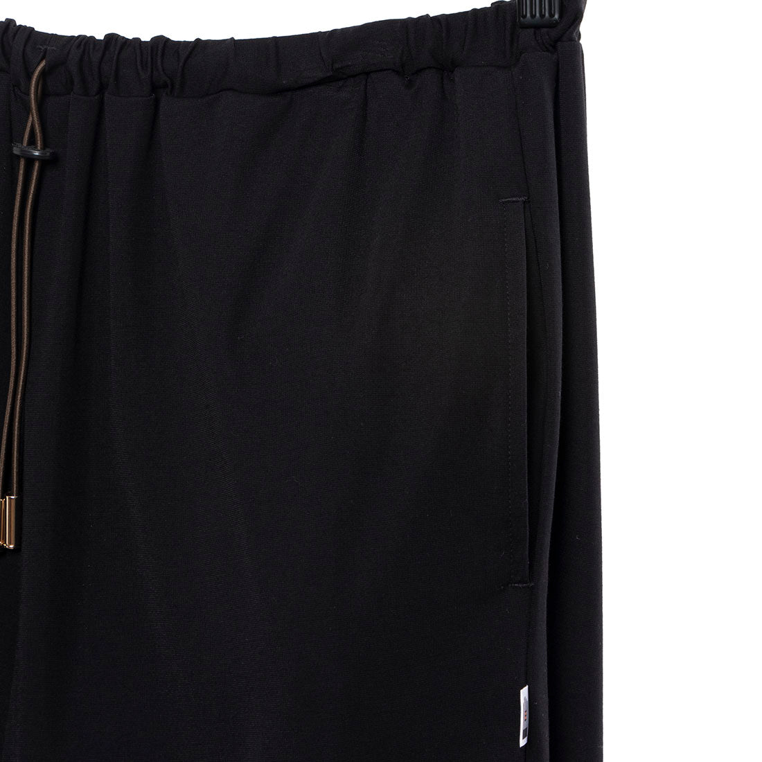 ウチコレ UCHI-COLLE イージーパンツ クロップド丈 冷感レギンス (ブラック) ブラック