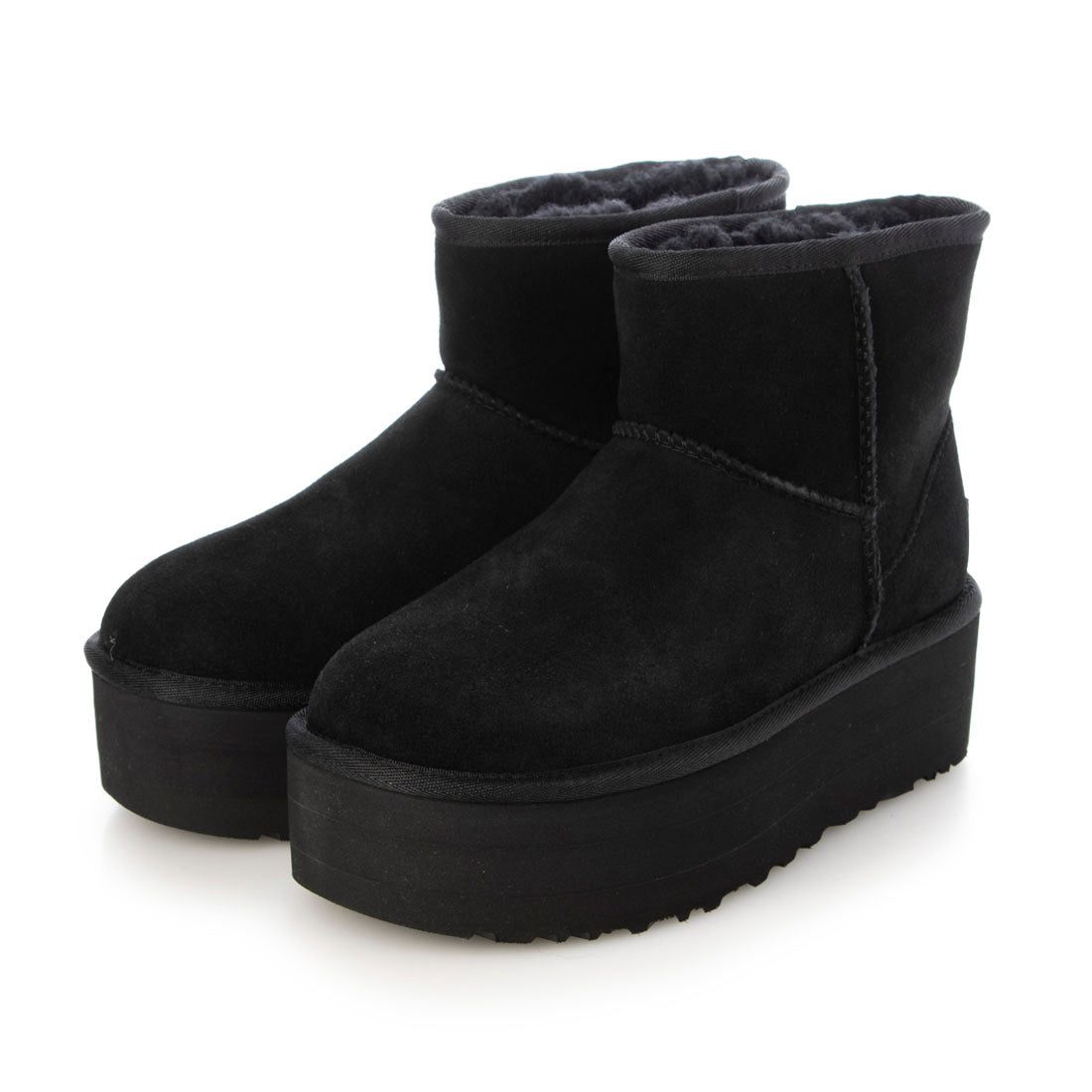 アグ UGG 1134991 UGG W CLASSIC MINI PLATFORM BLK (BLK) BLK