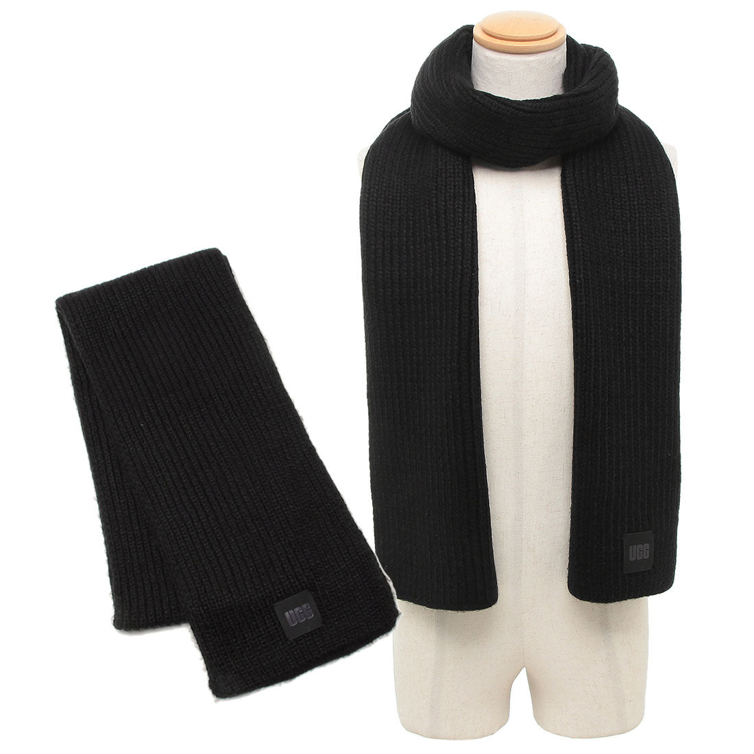 UGG Scarf Chunky Rib Scarf black Men's Women's Unisex UGG U CHUNKY RIB SCARF 101106 BLK
