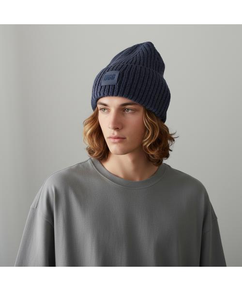 アグ UGG UGG ニット帽 Chunky Rib Beanie チャンキー リブ 103603 (DWV/DARK-WAVE) DWV/DARK-WAVE