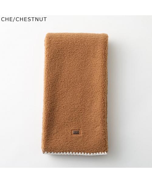 アグ UGG UGG マフラー W UGGfluff SCALLOPED SCARF 101021 (BLK/BLACK-ブラック) BLK/BLACK-ブラック