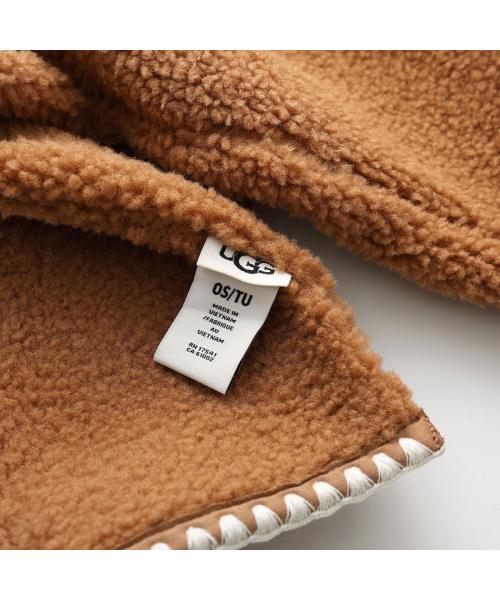 アグ UGG UGG マフラー W UGGfluff SCALLOPED SCARF 101021 (BLK/BLACK-ブラック) BLK/BLACK-ブラック