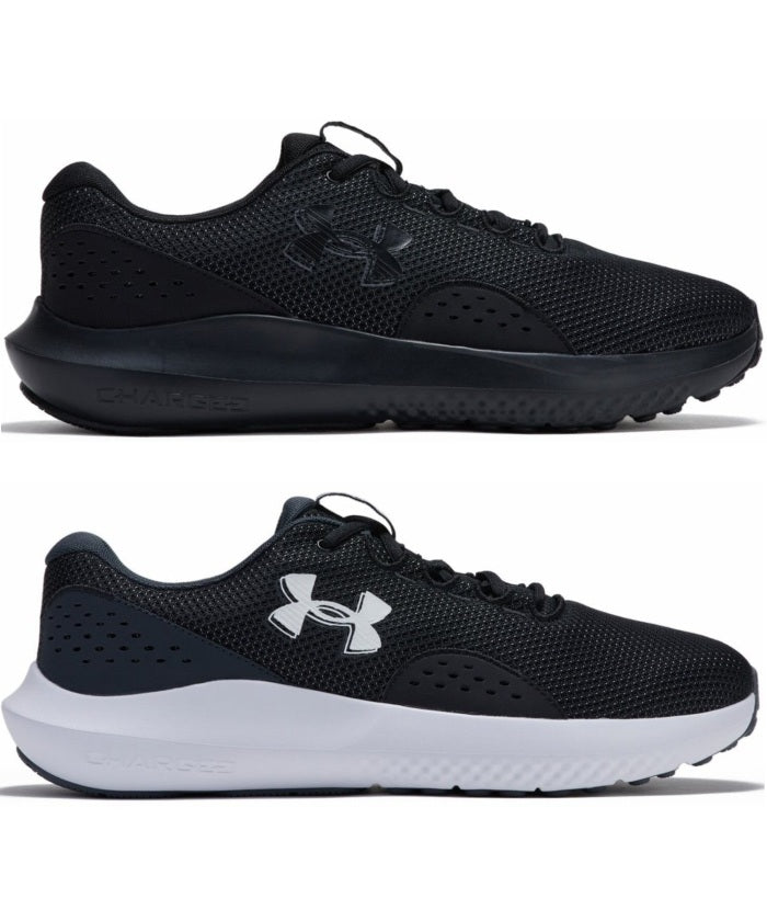 アンダーアーマー UNDER ARMOUR UNDER ARMOUR アンダーアーマー UAチャージド サージ4エクストラワイド シューズ ラ (BLK/ANC/WHT) BLK/ANC/WHT
