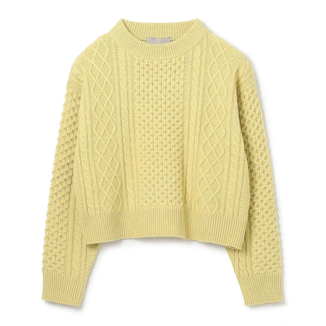 UNFILO 【洗える】ケーブルニット (オフ) オフ