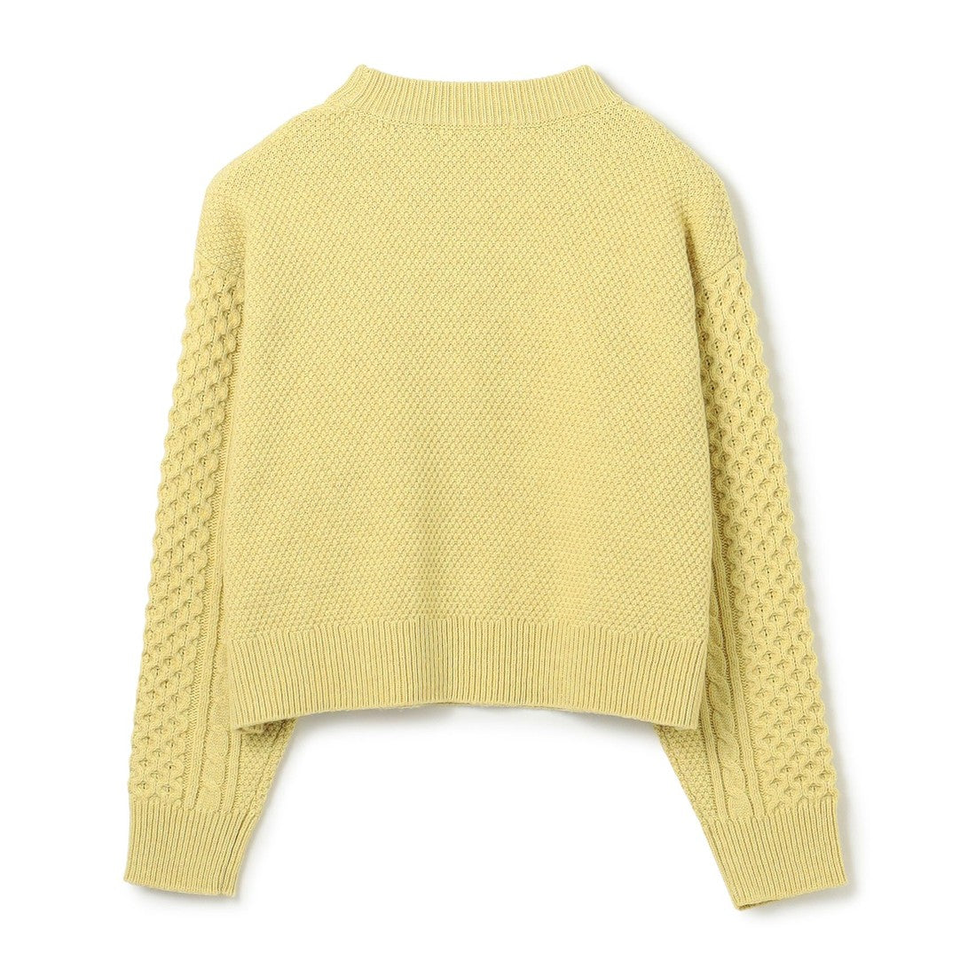 UNFILO 【洗える】ケーブルニット (オフ) オフ