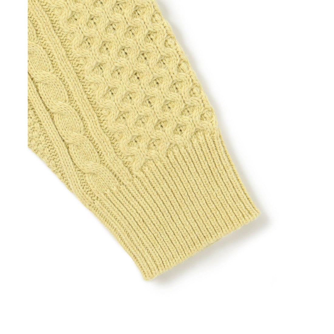 UNFILO 【洗える】ケーブルニット (オフ) オフ