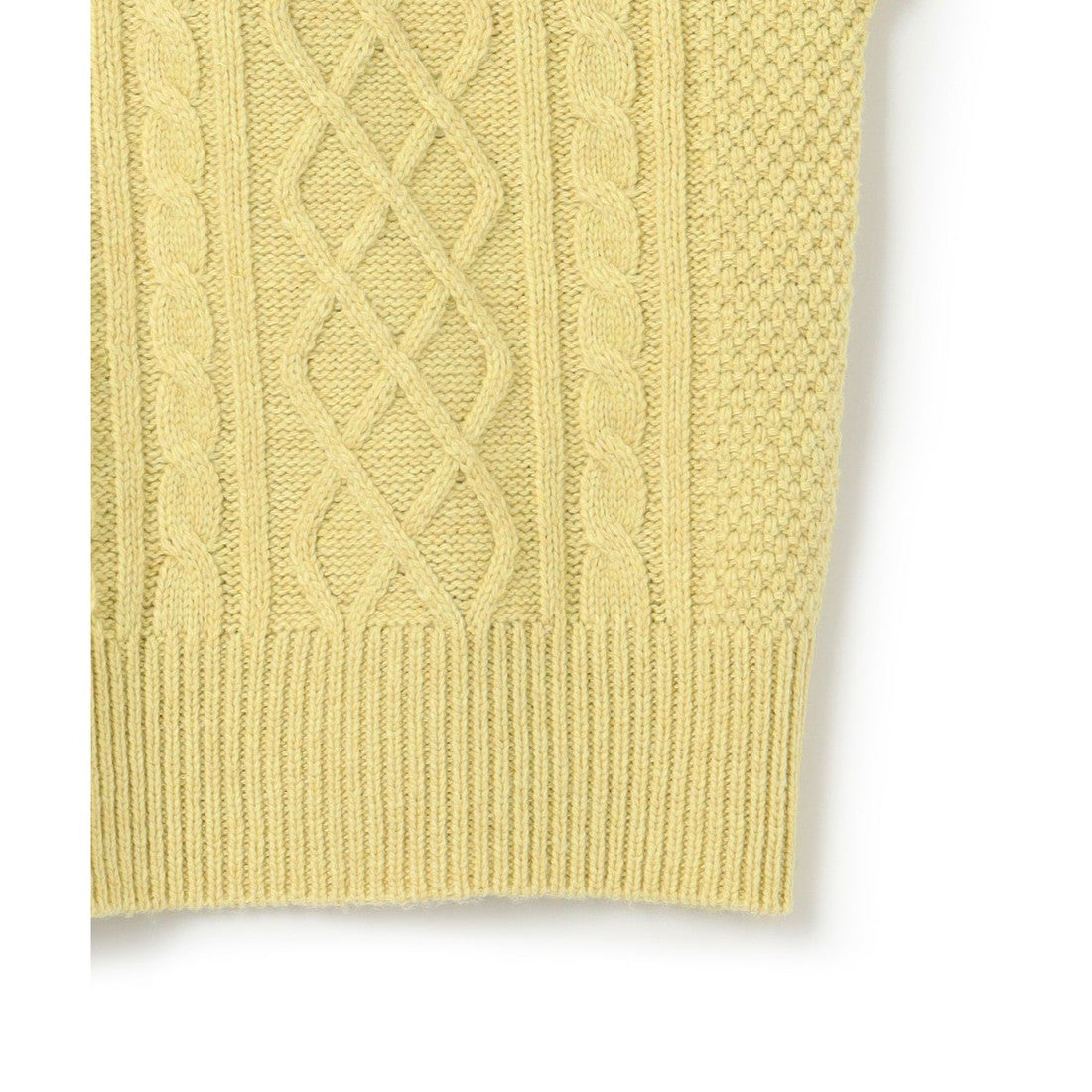 UNFILO 【洗える】ケーブルニット (オフ) オフ