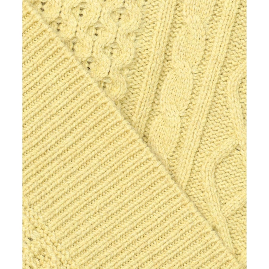 UNFILO 【洗える】ケーブルニット (オフ) オフ