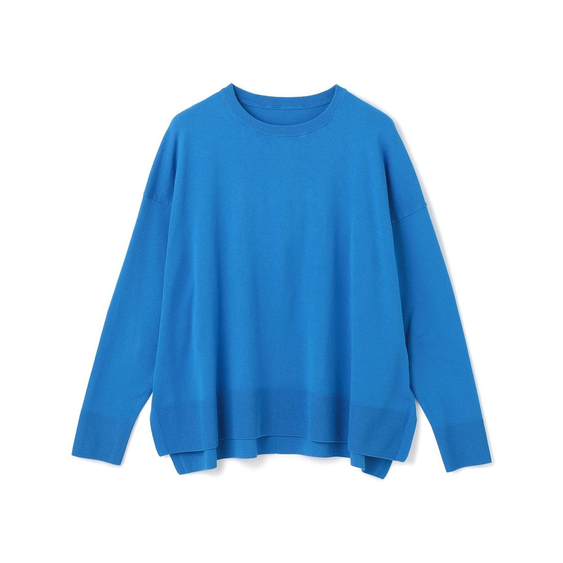 UNFILO 【抗菌防臭/UVケア】マイビューティ クルーネック ニット (ダルブルー) ダルブルー