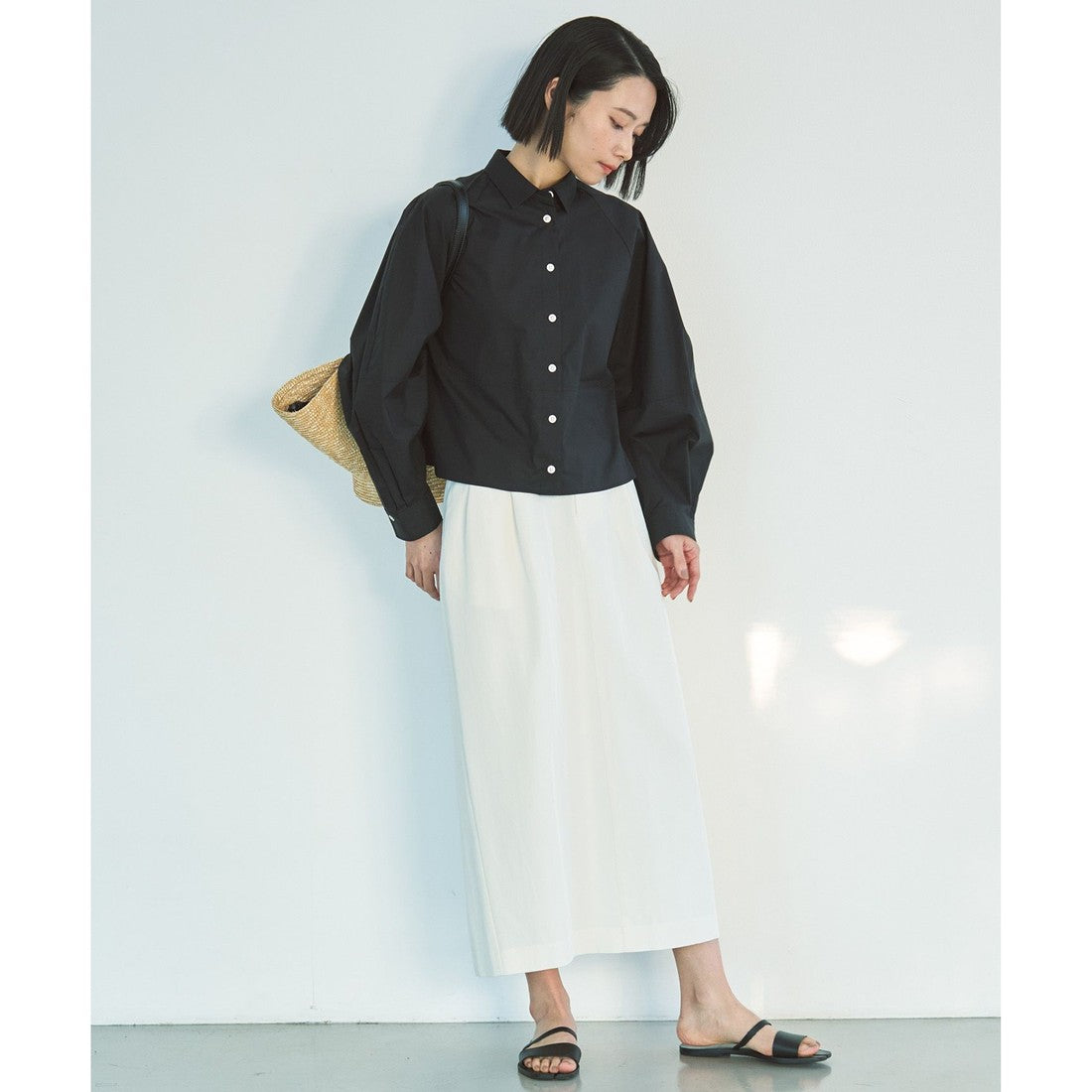 UNFILO タックスカート (エクリュ) エクリュ