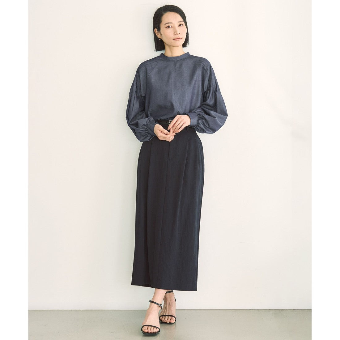 UNFILO タックスカート (エクリュ) エクリュ