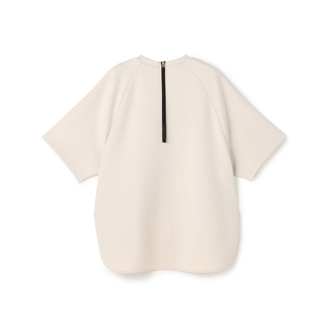 UNFILO BEAUTY FORM JERSEY light バックZIP プルオーバー (ブラック) ブラック