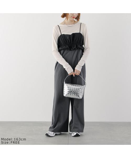 アンソフィー UN-SOPHIE UN-SOPHIE サロペット Volume bustier salopette UFP2501504 (BLACK/BLACK/ブラック) BLACK/BLACK/ブラック