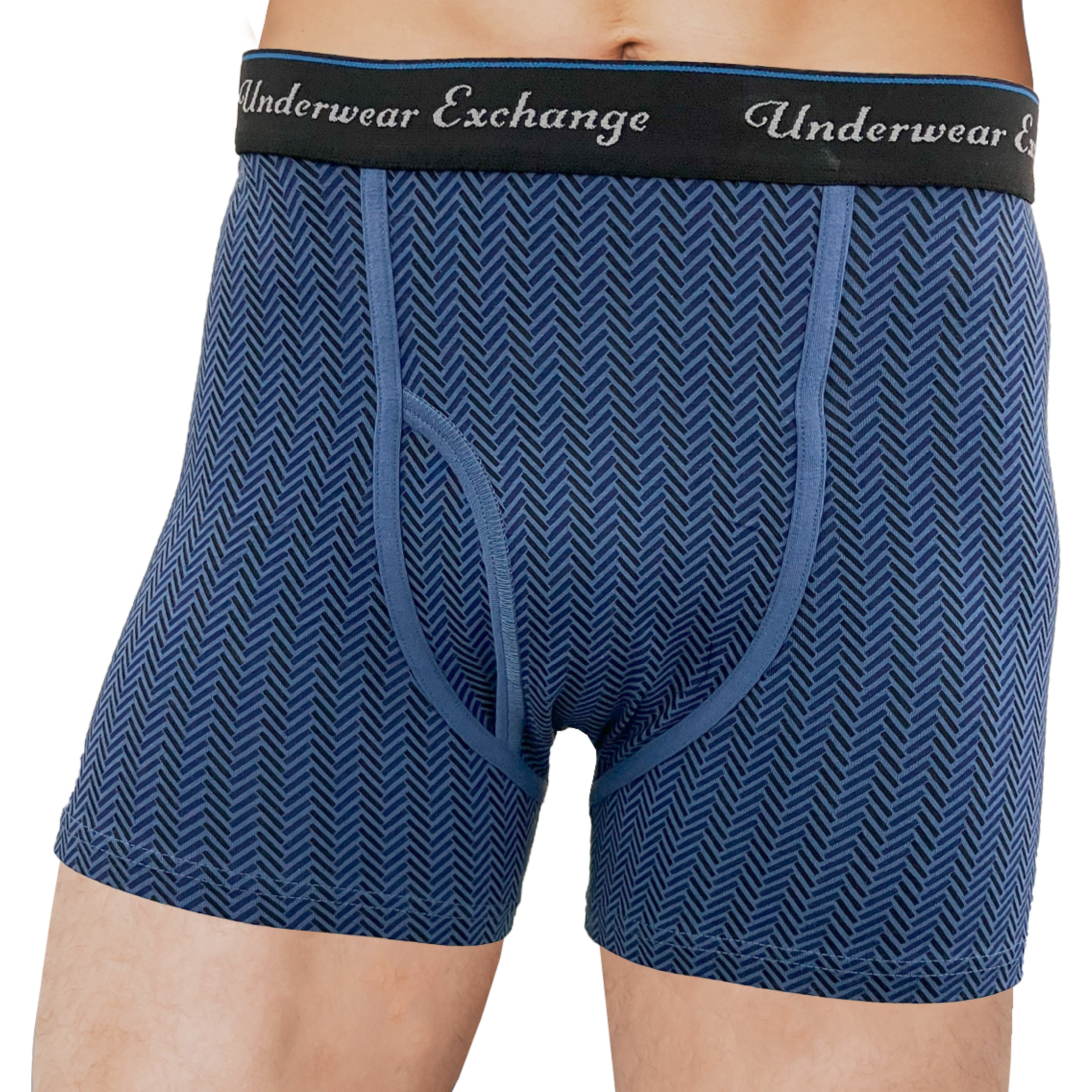 アンダーウェア エクスチェンジ UNDERWEAR EXCHANGE ボクサーブリーフ(大きいサイズ) 【返品不可商品】 (ブルー) ブルー