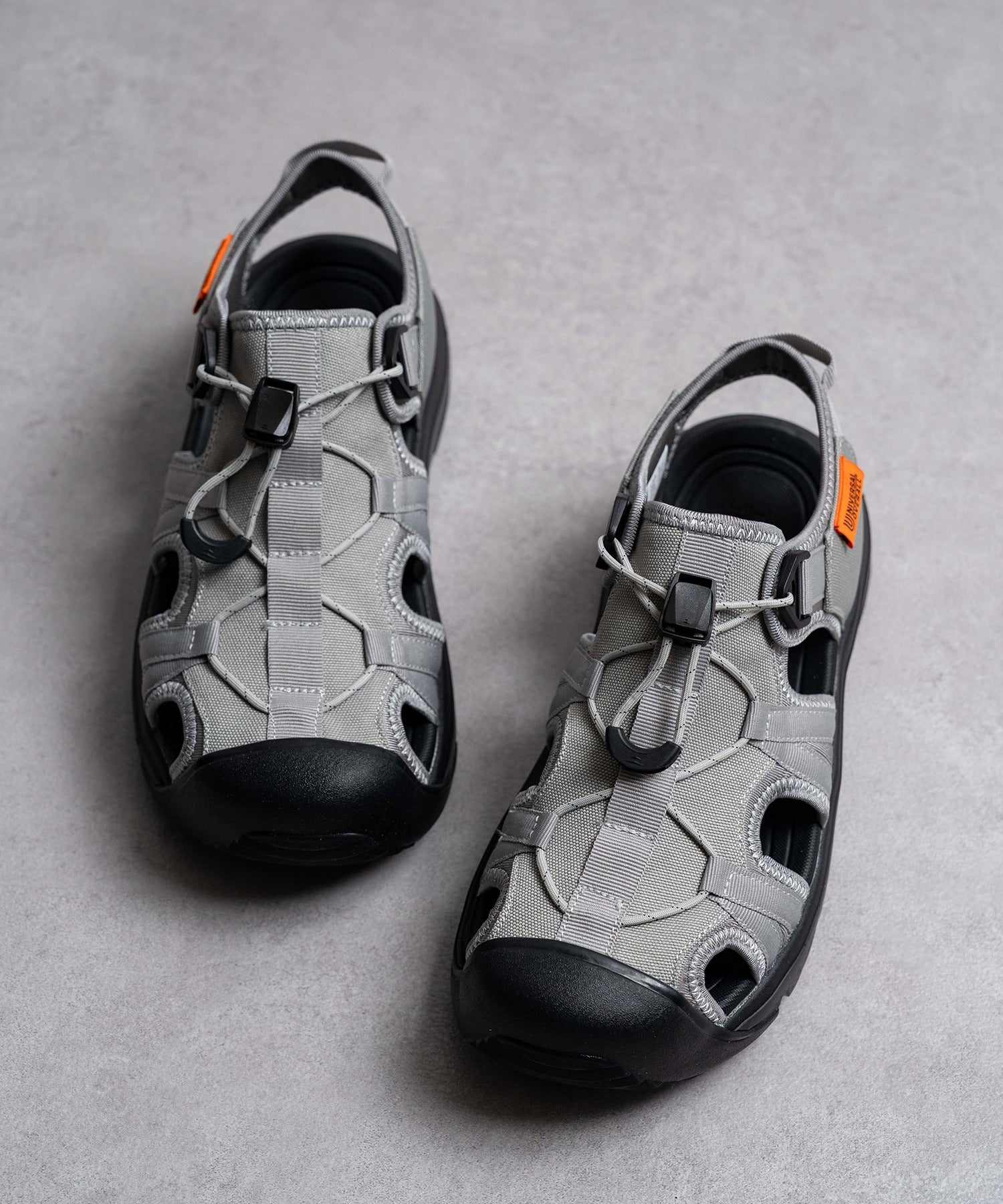 ユニバーサルオーバーオール UNIVERSAL OVERALL 厚底ワークサンダル UO32 サンダル (ブラック) ブラック