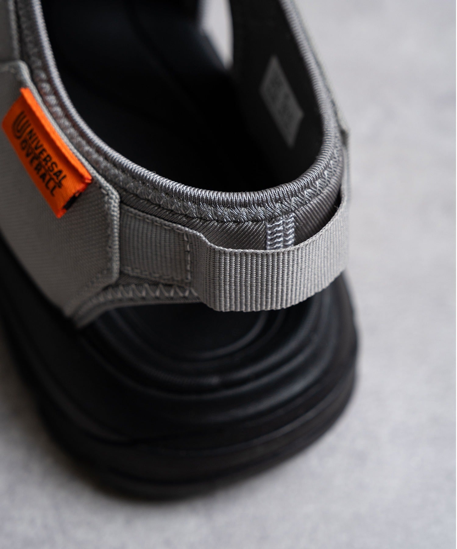 ユニバーサルオーバーオール UNIVERSAL OVERALL 厚底ワークサンダル UO32 サンダル (ブラック) ブラック