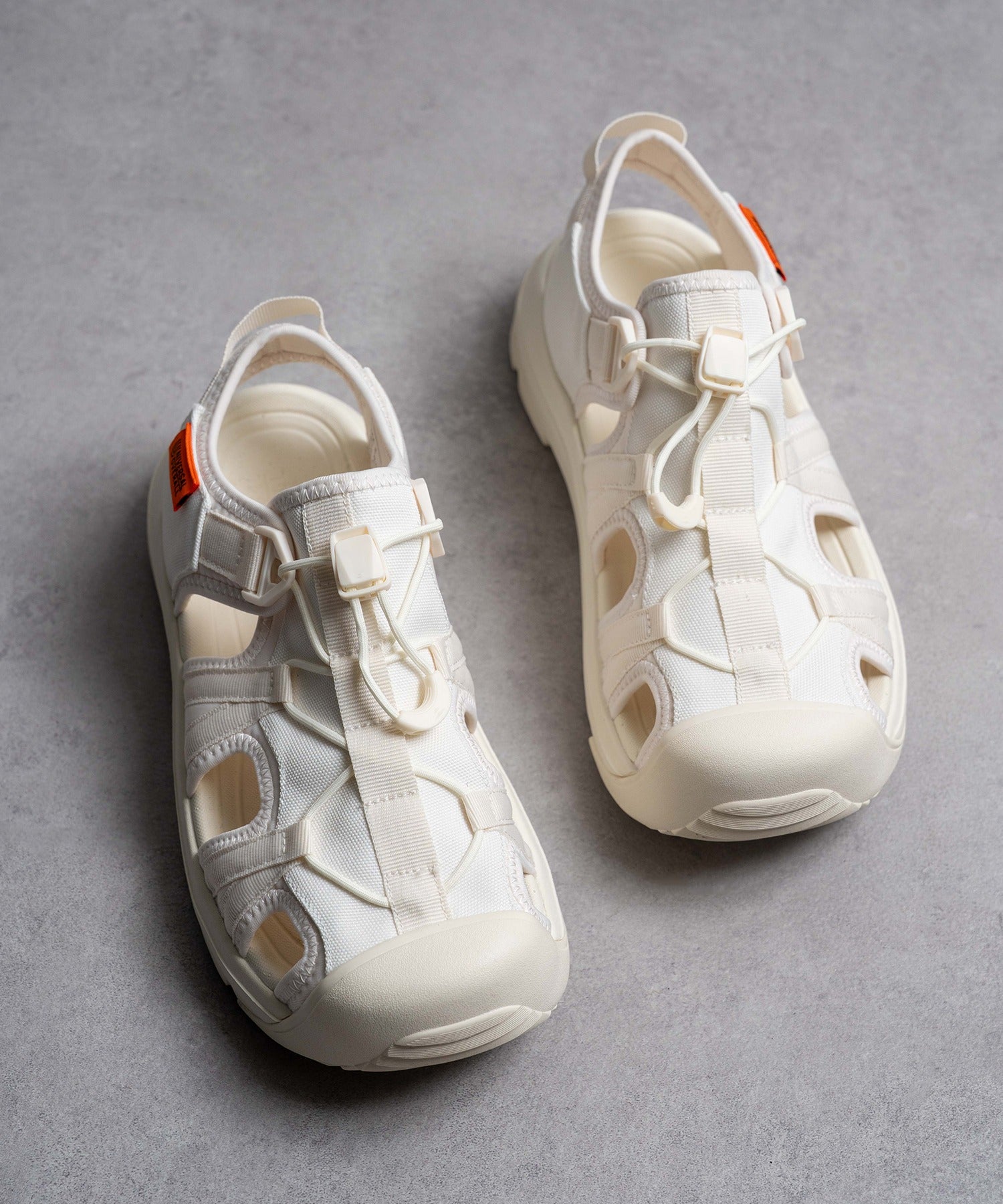 ユニバーサルオーバーオール UNIVERSAL OVERALL 厚底ワークサンダル UO32 サンダル (ホワイト) ホワイト