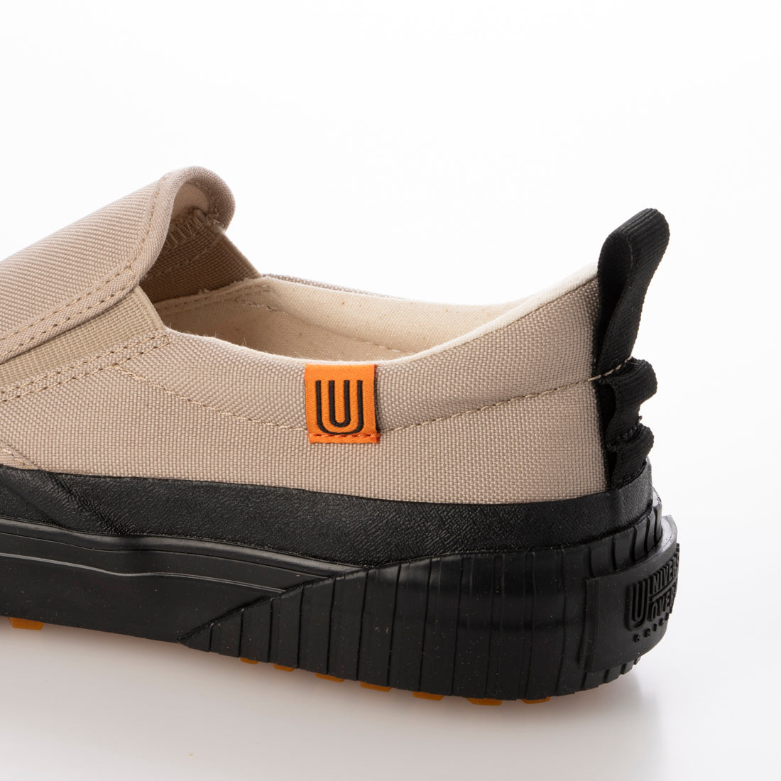 ユニバーサルオーバーオール UNIVERSAL OVERALL レディース スニーカー スリッポン ワーク UO12 (ベージュ) ベージュ