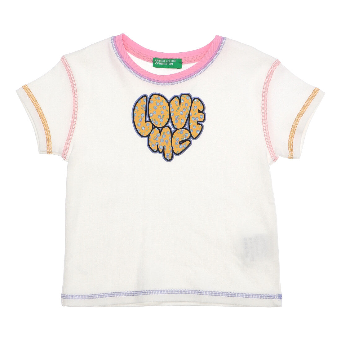 United Colors of Benetton UNITED COLORS OF BENETTON. Kids Stitch Color Half Sleeve T-Shirt / Cut and Sew G