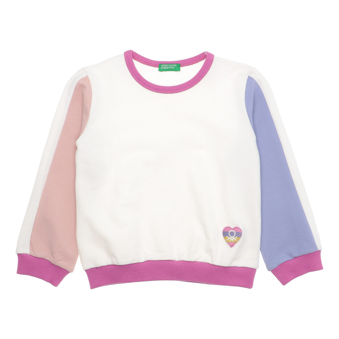United Colors of Benetton UNITED COLORS OF BENETTON. Kids color-blocked stretch sweat trainer G