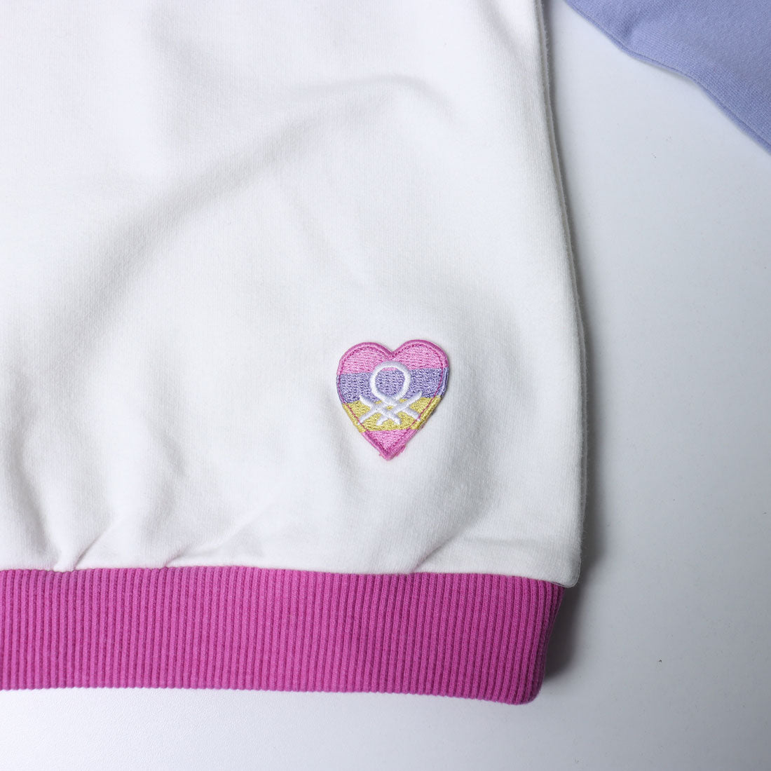 United Colors of Benetton UNITED COLORS OF BENETTON. Kids color-blocked stretch sweat trainer G