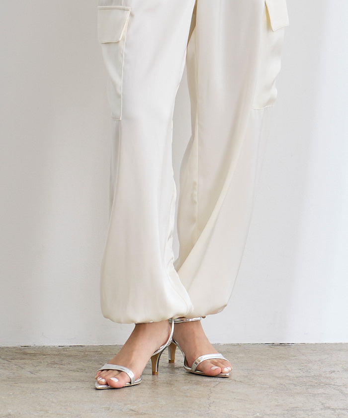 ユアーズ ur's アシンメトリーデザインストラップサンダル (ブラック) ブラック