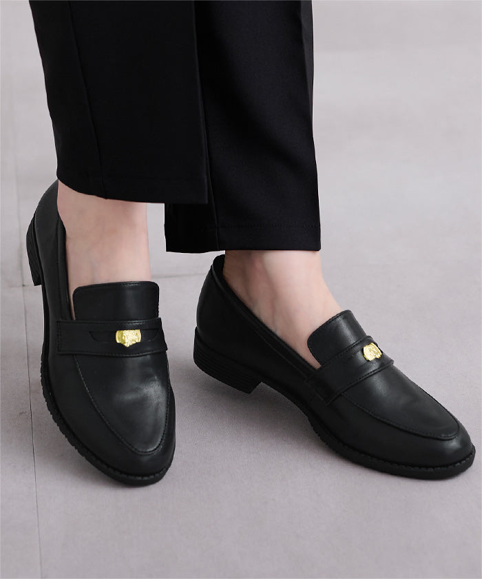 ユアーズ ur's ベーシックローファー (ブラック2) ブラック2