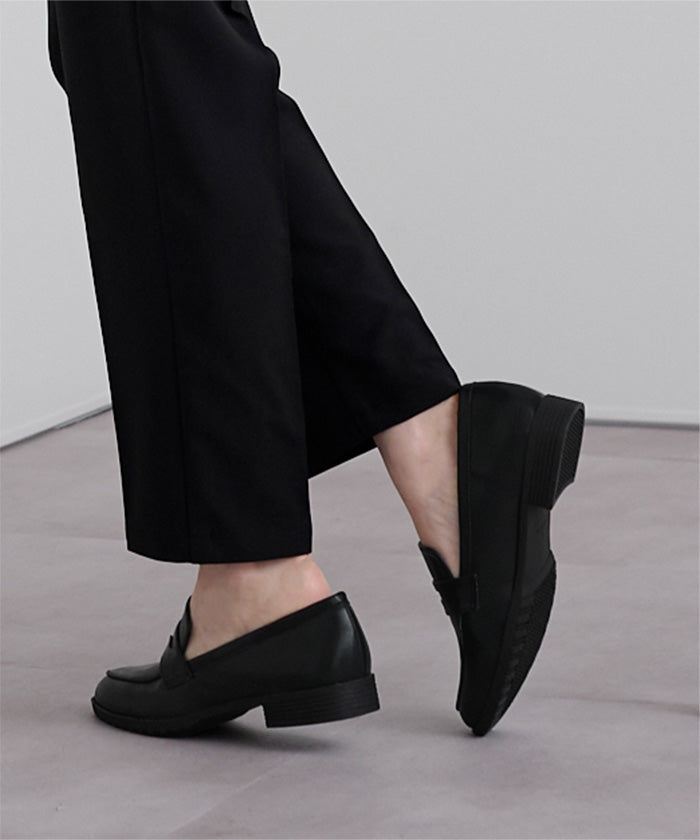 ユアーズ ur's ベーシックローファー (ブラック2) ブラック2