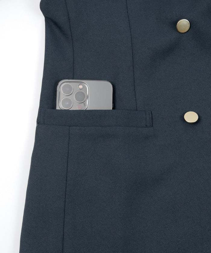 您的您量身定制的雙乳外套