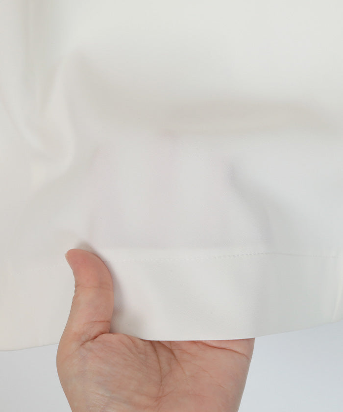 ユアーズ ur's ローウエストサテンライクカーゴスカート (チャコール) チャコール