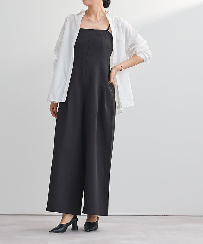 ユアーズ ur's ビスチェオールインワン (ライトグレー) ライトグレー