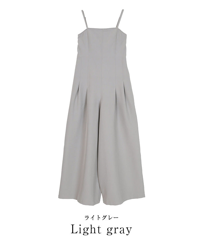 ユアーズ ur's ビスチェオールインワン (ライトグレー) ライトグレー