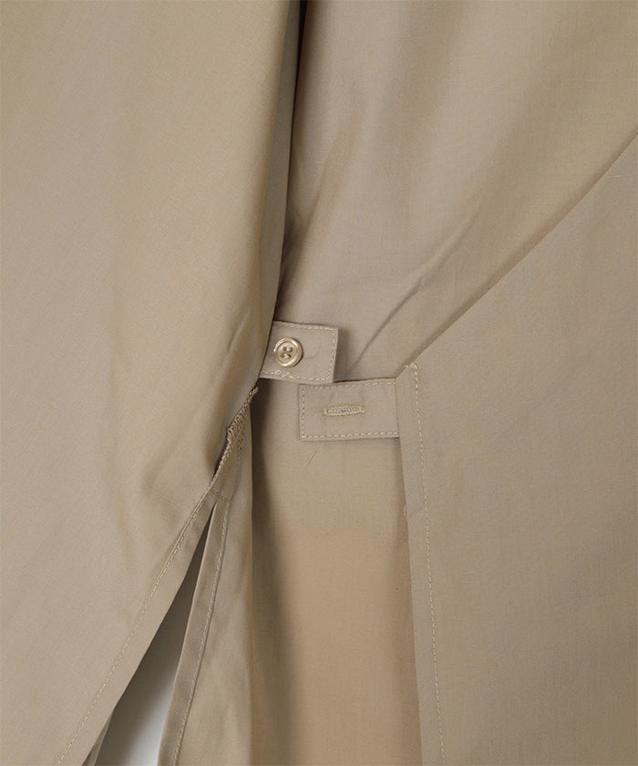 ユアーズ ur's スキッパーラップシャツ (ダークネイビー) ダークネイビー