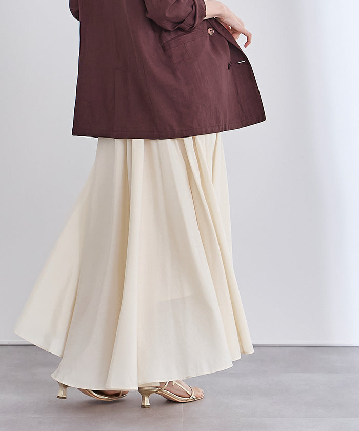 ユアーズ ur's シルキーフレアスカート