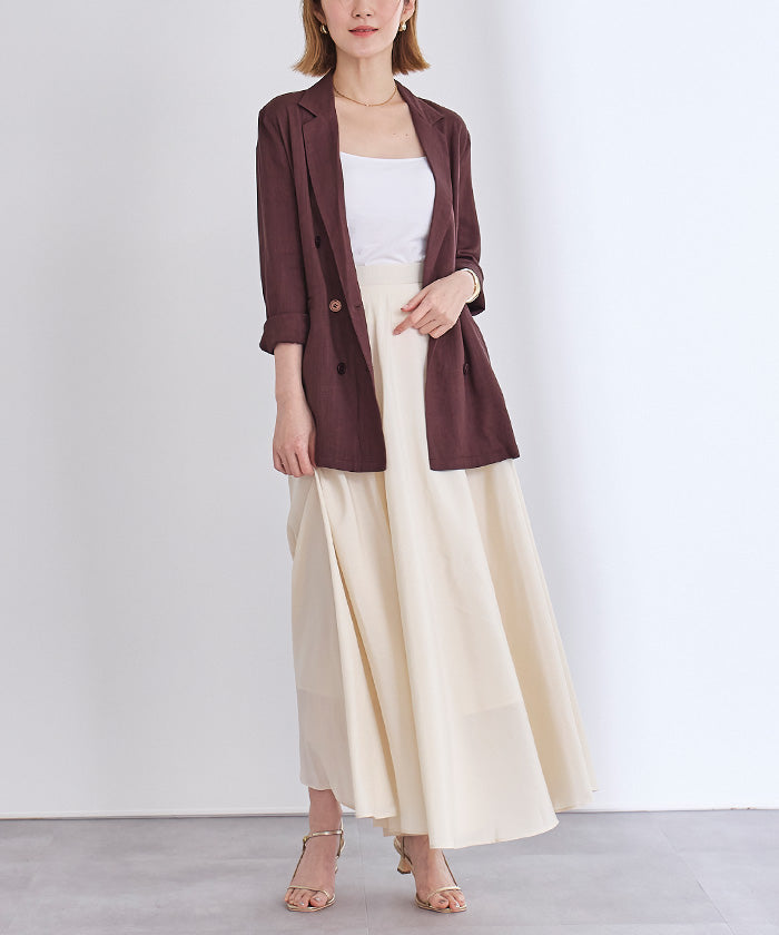 ユアーズ ur's シルキーフレアスカート