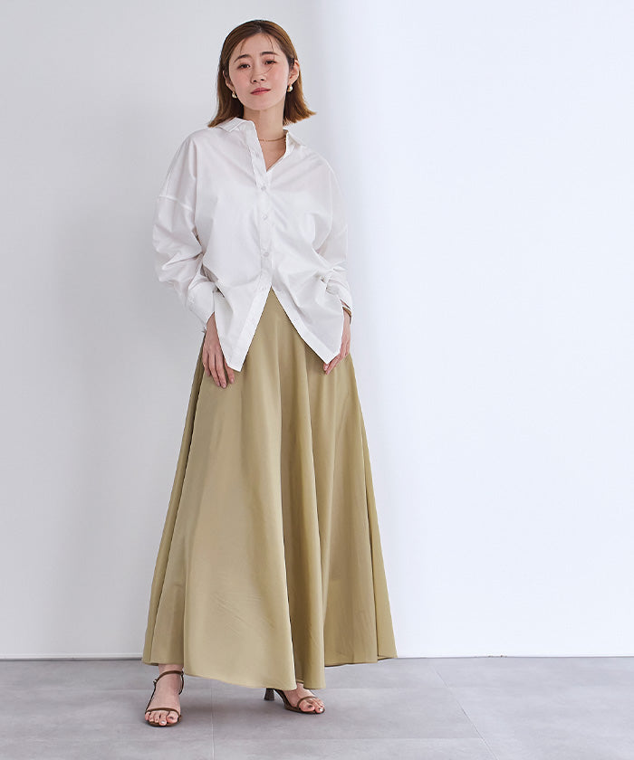 ユアーズ ur's シルキーフレアスカート