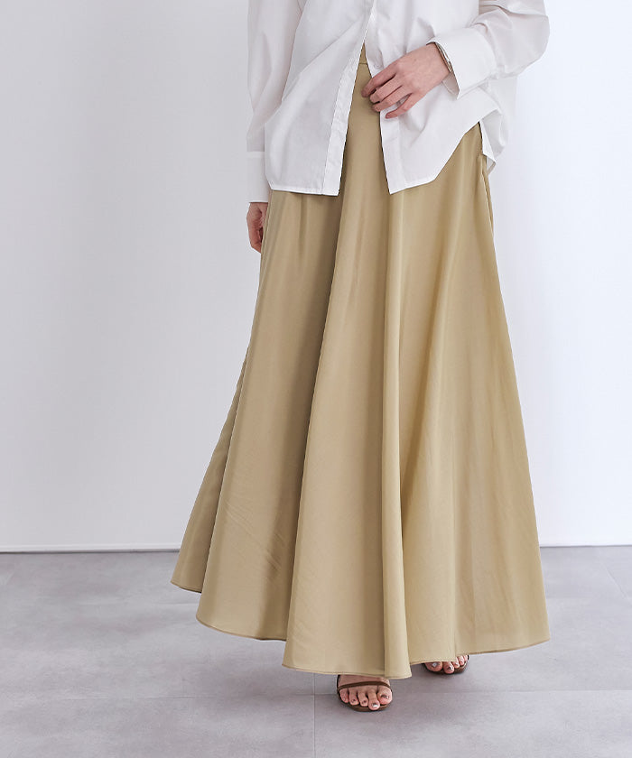 ユアーズ ur's シルキーフレアスカート