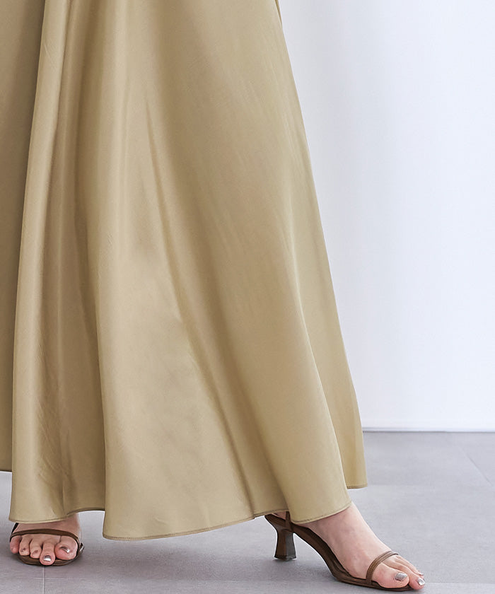 ユアーズ ur's シルキーフレアスカート