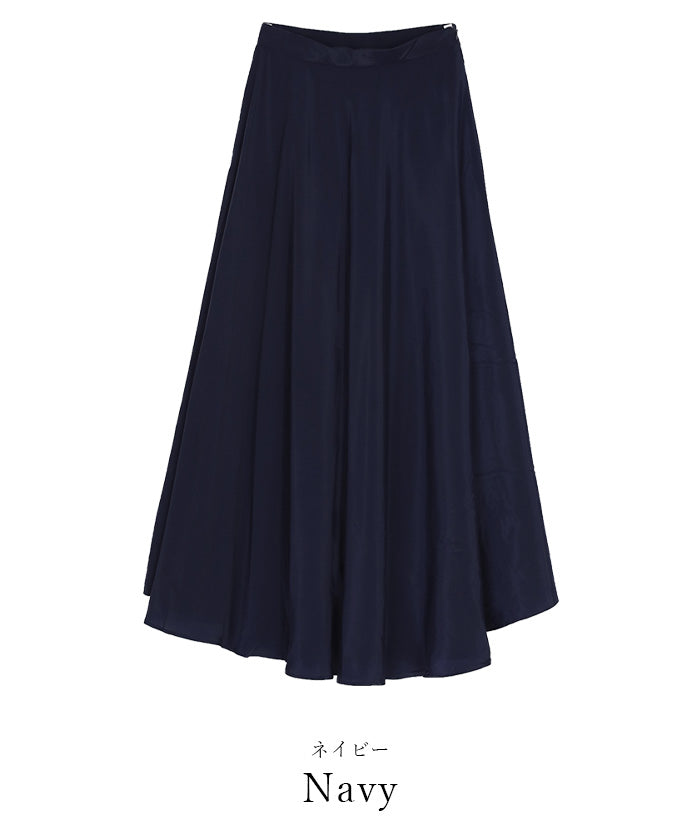 ユアーズ ur's シルキーフレアスカート