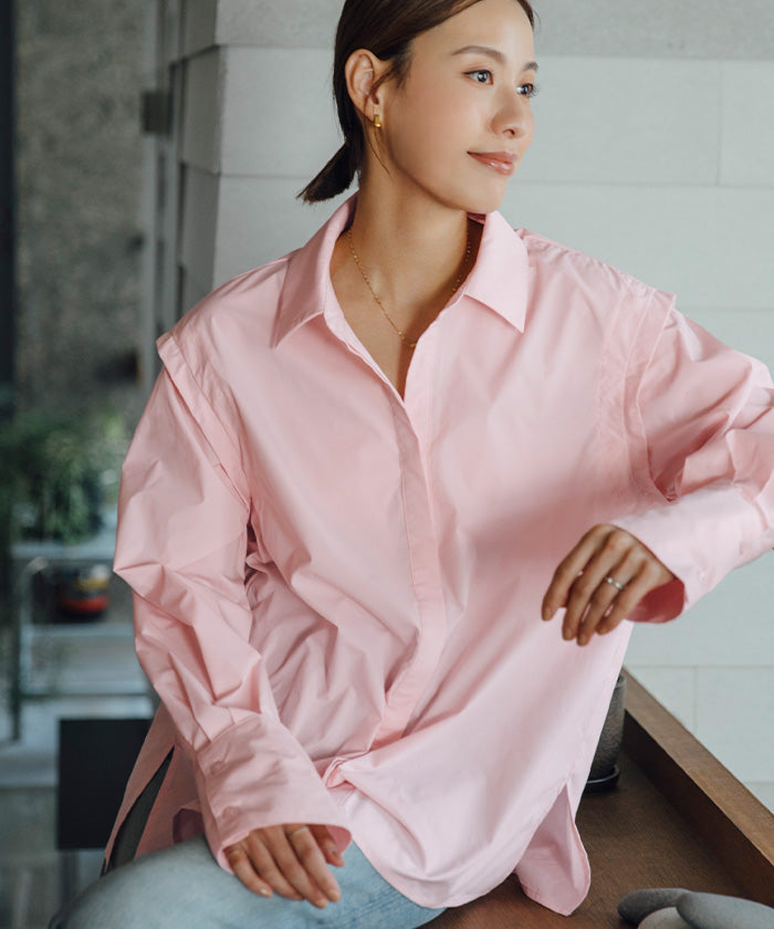 ユアーズ ur's 撥水素材2wayスリーブシャツ/ラッシュガード 【返品不可商品】 (ダークブラウン) ダークブラウン